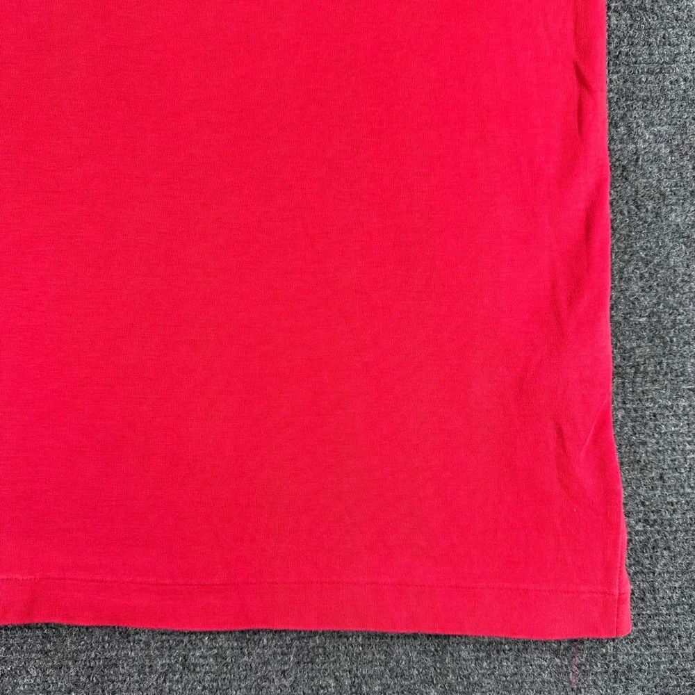 Polo Ralph Lauren Polo Shirt Mens L Large Red Classic Fit Short Sleeve Pony Logo